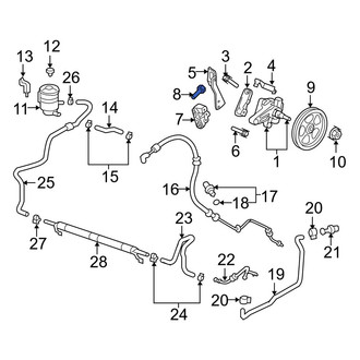 Acura OE - Rear Power Steering Pump Mounting Bolt