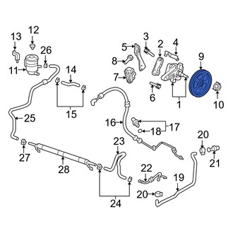 Acura OE - Power Steering Pump Pulley