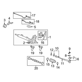 Acura OE - Steering Gear & Linkage (With Variable Assist)