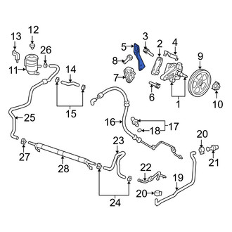 Acura OE - Front Power Steering Pump Bracket