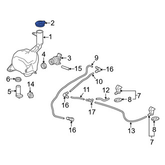 Acura OE - Front Washer Fluid Reservoir Cap