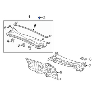 Acura OE - Grille Retainer
