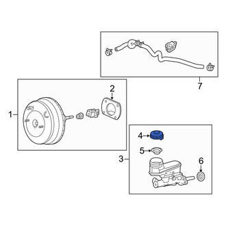 Acura OE - Brake Master Cylinder Reservoir Cap
