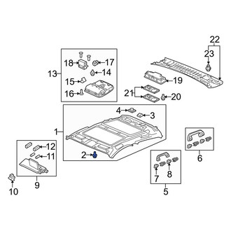 Acura OE - Trunk Trim Panel Clip