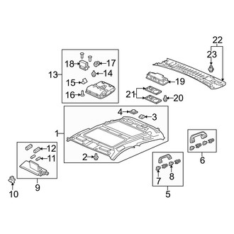 Acura OE - Roof - Interior Trim