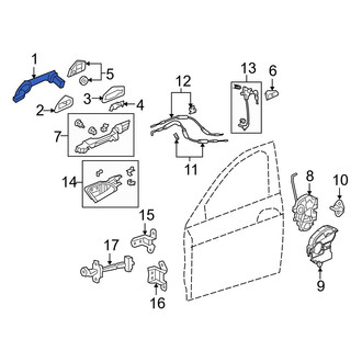 Acura OE - Front Right Outer Exterior Door Handle