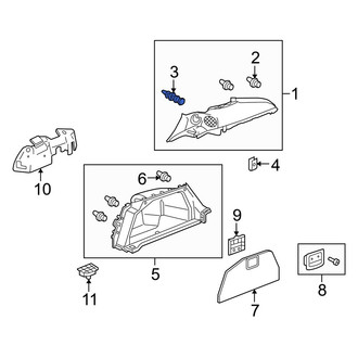 Acura OE - Upper Body A-Pillar Trim Panel Clip