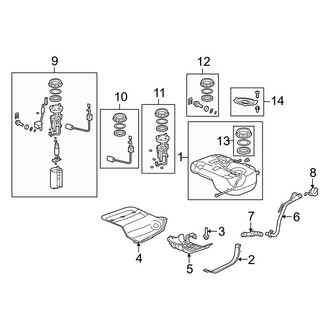 Acura OE - Fuel System Components