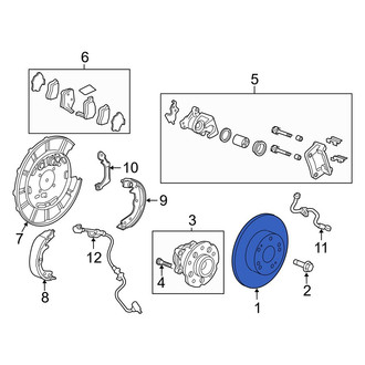Acura OE - Rear Disc Brake Rotor