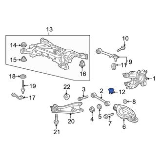 Acura OE - Suspension Ball Joint Nut & Washer