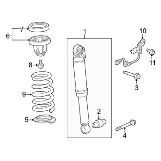 Acura OE - Rear Suspension - Shocks & Components (With Sport Suspension)