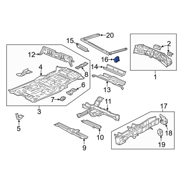 Wheel Housing Side Panel Brace