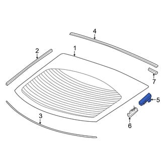 Acura OE - Back Glass Clip
