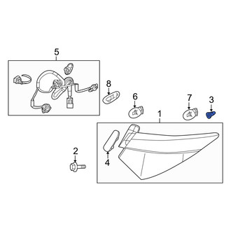Acura OE - Back Up Light Grommet