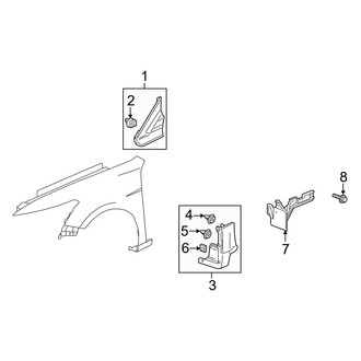 Acura OE - Fender - Exterior Trim
