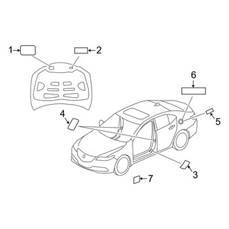 Acura OE - Information Labels