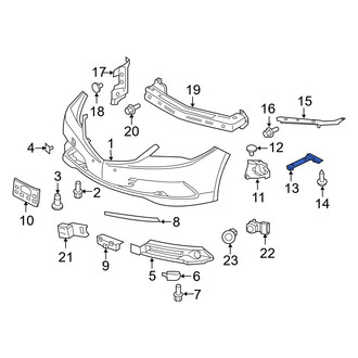 Acura OE - Left Fog Light Bracket