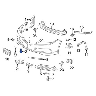 Acura OE - Fender Liner Bolt