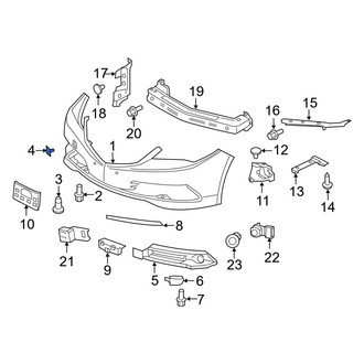Acura OE - Front Tow Eye Cap
