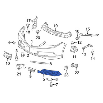 Acura OE - Front Upper Grille