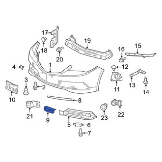 Acura OE - Front Lower Center Grille