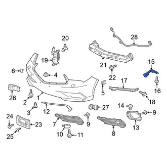 Acura OE - Left Fog Light Bracket