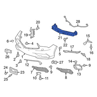 Acura OE - Front Bumper Impact Bar