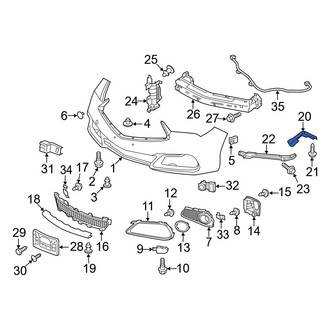 Acura OE - Right Fog Light Bracket