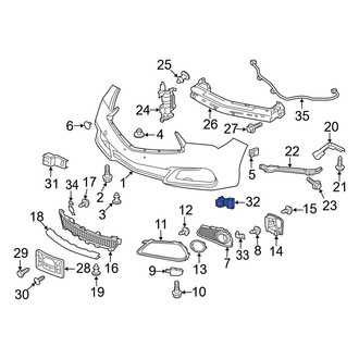 Acura OE - Front Parking Aid Sensor