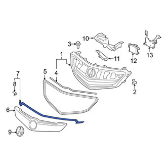 Acura OE - Grille Molding Seal