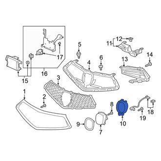 Acura OE - Grille Emblem Bracket