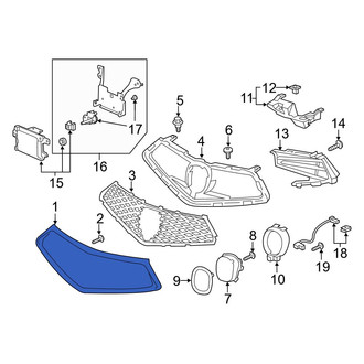 Acura OE - Front Grille Molding