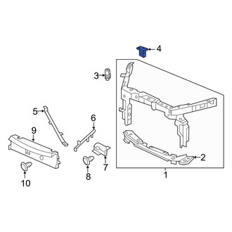 Acura OE - Upper Bumper Cover Retainer