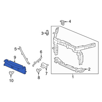 Acura OE - Front Radiator Support Air Deflector