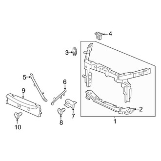 Acura OE - Radiator Support