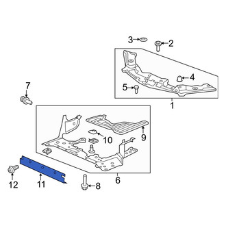 Acura OE - Front Radiator Support Air Deflector