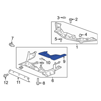 Acura OE - Front Powertrain Skid Plate