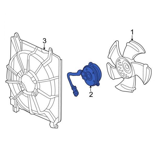 Engine Cooling Fan Motor