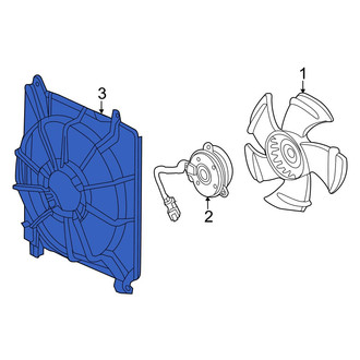 Acura OE - Engine Cooling Fan Shroud