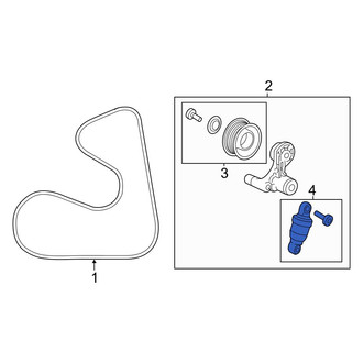 Acura OE - Belt Tensioner Damper