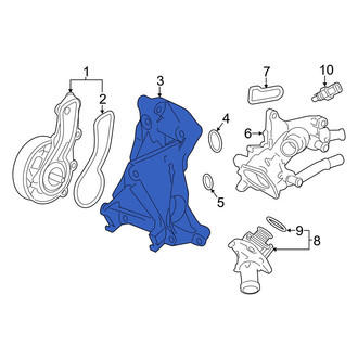 Acura OE - Engine Water Pump Housing