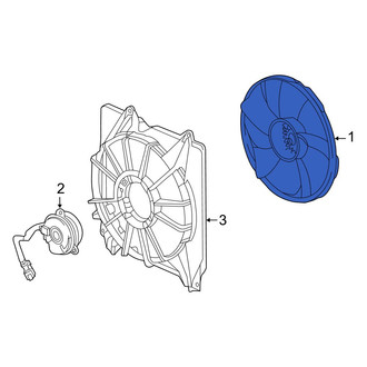 Acura OE - Right Engine Cooling Fan Blade