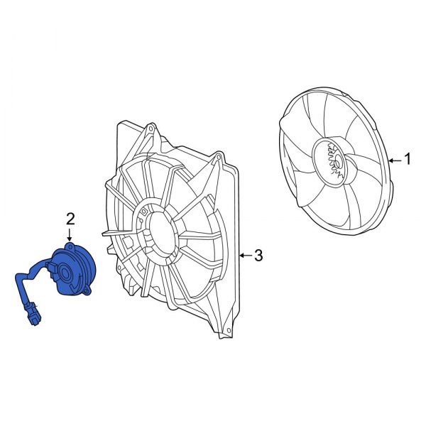 Engine Cooling Fan Motor