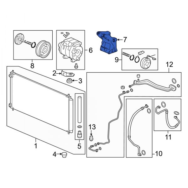 A/C Compressor Bracket