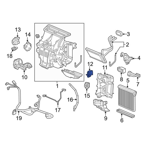 HVAC Blend Door Actuator