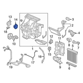 Acura OE - HVAC Floor Mode Door Actuator