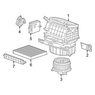 Acura OE - Air Conditioner & Heater - Blower Motor & Fan