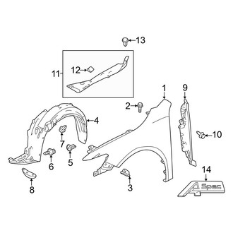 Acura OE - Fender & Components