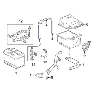 Acura OE - Battery Hold Down Stud