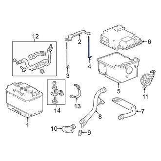 Acura OE - Front Battery Hold Down Bolt